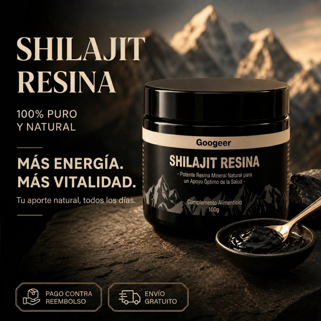 Shilajit 100% Puro – Apoyo Natural para la Energía y la Vitalidad
